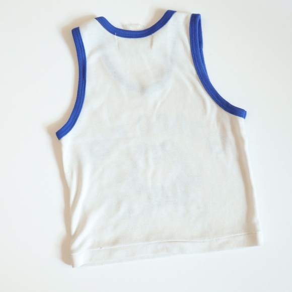 Vintage G-2000 KIDS Dog Tennis Print Tank Top / 3-4Y - Picture 5 of 7